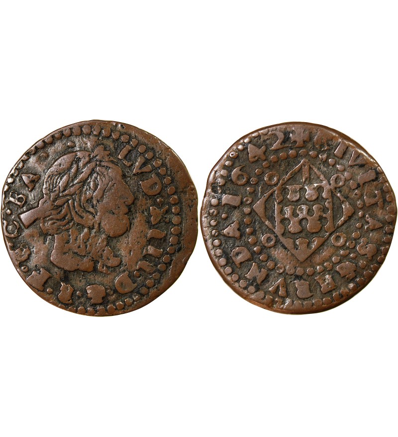 Principauté de Catalogne, LOUIS XIII - SIZAIN 1642 GERONE