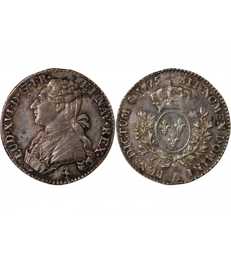 LOUIS XVI - 1/5 ECU 1778 A PARIS