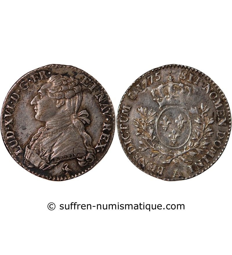 LOUIS XVI - 1/5 ECU 1778 A PARIS
