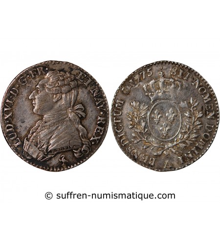 LOUIS XVI - 1/5 ECU 1778 A PARIS