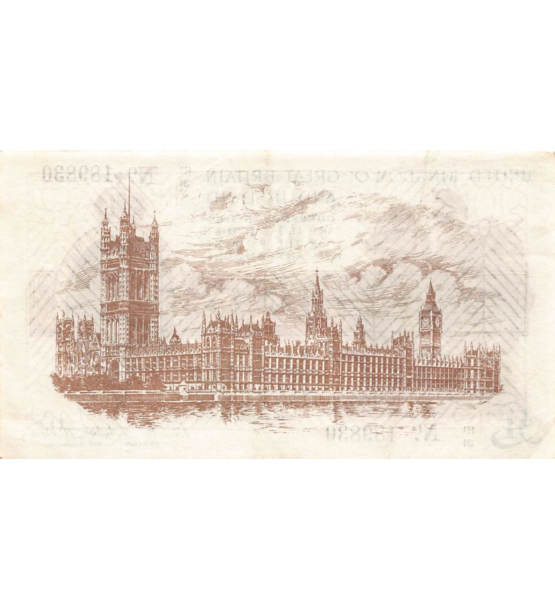 ANGLETERRE, TRESORE, Warren Fisher - 1 POUND 1922 P-359A