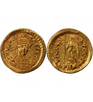 LEON Ier - SOLIDUS OR 457 / 474 CONSTANTINOPLE 2