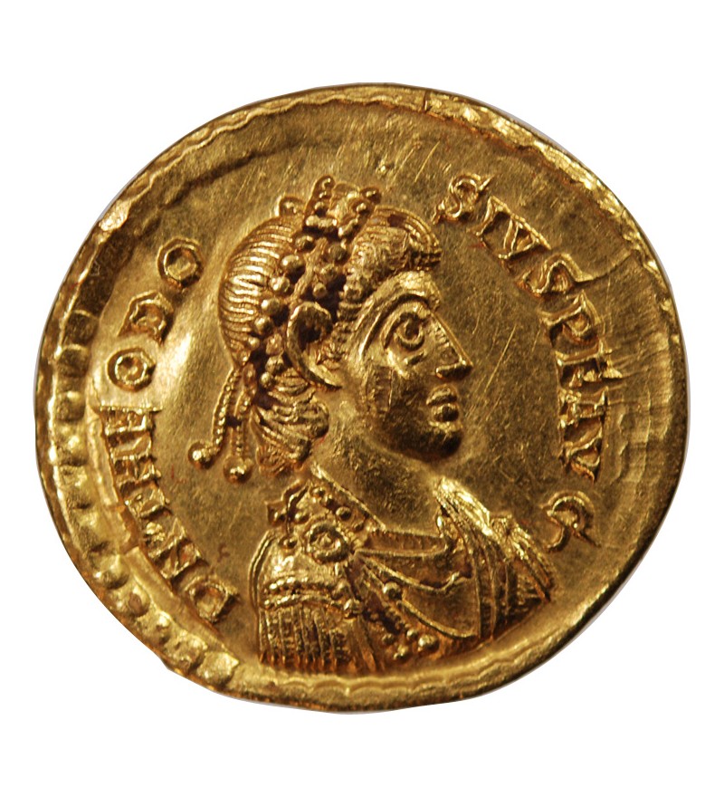 THEODOSE Ier - SOLIDUS OR 379 / 395 MILAN