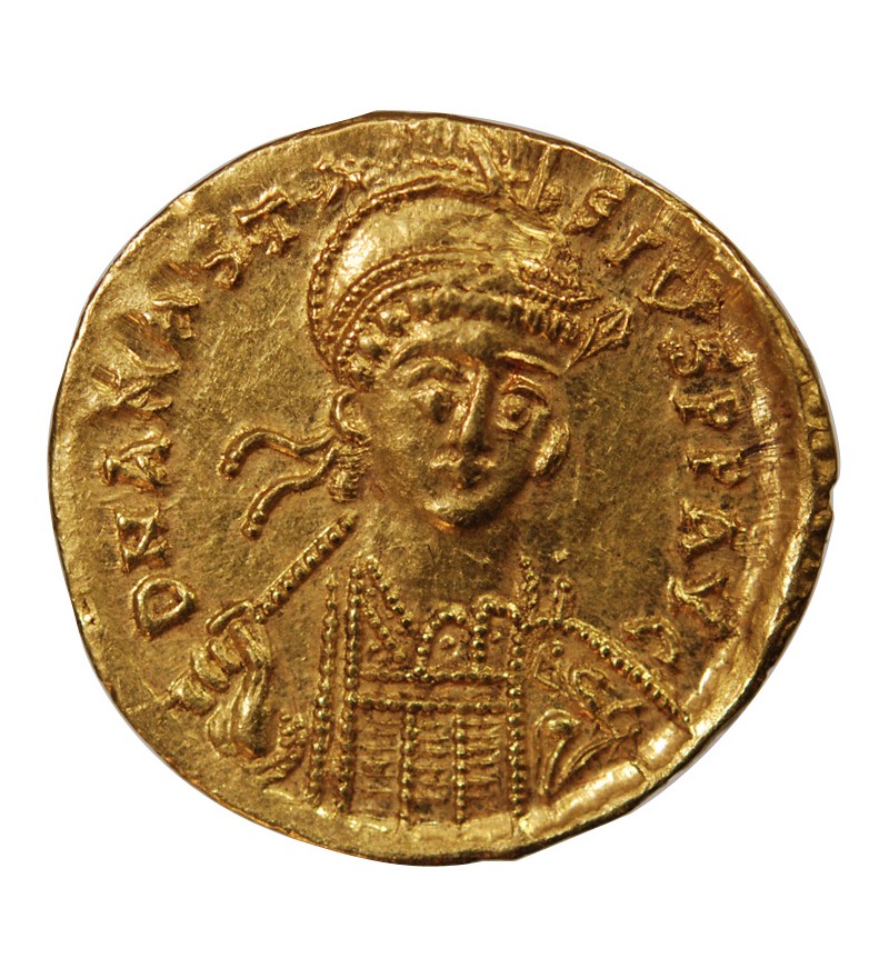 ANASTASE I - SOLIDUS OR CONSTANTINOPLE 491 / 518