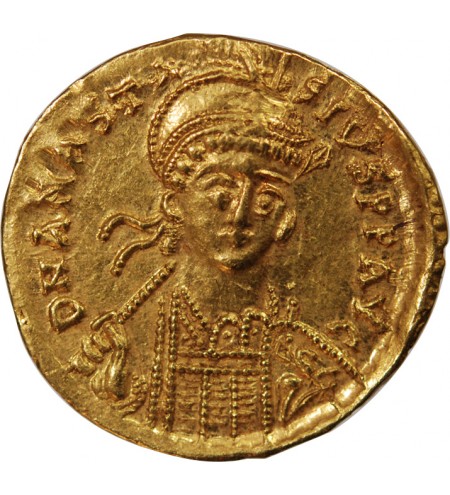 ANASTASE I - SOLIDUS OR CONSTANTINOPLE 491 / 518