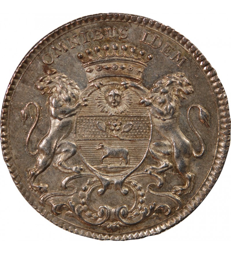 MAIRE DE DIJON, Nicolas-Claude ROUSSELOT - JETON ARGENT 1763