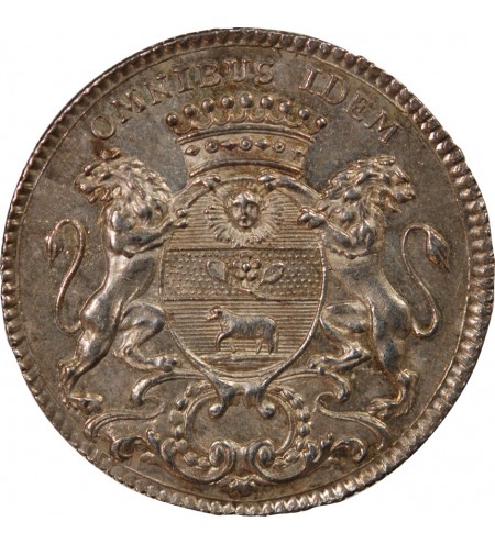 MAIRE DE DIJON, Nicolas-Claude ROUSSELOT - JETON ARGENT 1763