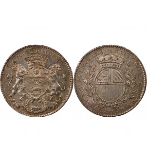 MAIRE DE DIJON, Nicolas-Claude ROUSSELOT - JETON ARGENT 1763 2