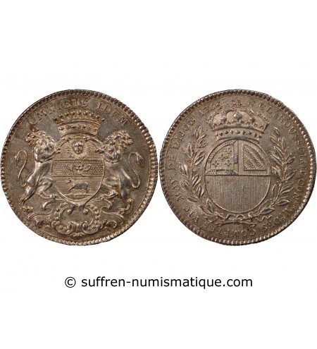 MAIRE DE DIJON, Nicolas-Claude ROUSSELOT - JETON ARGENT 1763