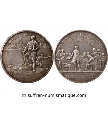 MINES D'ANZIN, ASSEMBLEE DES ACTIONNAIRES - MEDAILLE ARGENT