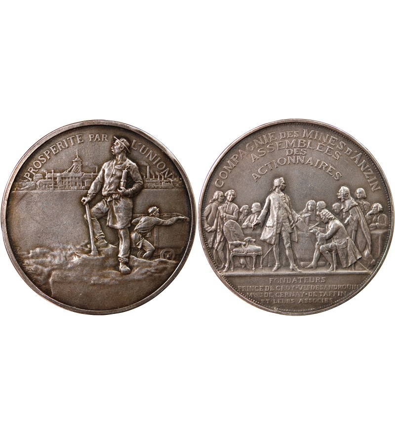 MINES D'ANZIN, ASSEMBLEE DES ACTIONNAIRES - MEDAILLE ARGENT