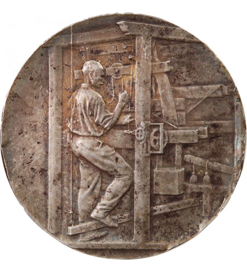 ASSOCIATION GENERALE DES TISSUS - MEDAILLE ARGENT attribuée en 1908