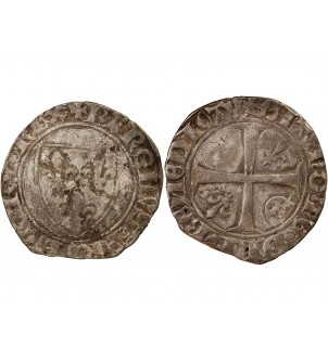 CHARLES VI - BLANC GUENAR 1380 / 1422 ATELIER INDÉTERMINÉ 2