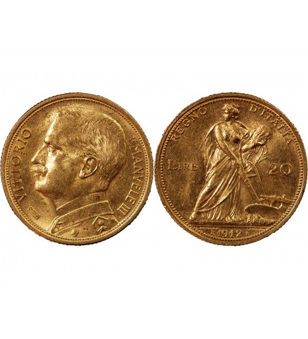 ITALIE, VICTOR EMMANUEL III - 20 LIRE OR 1912 ROME