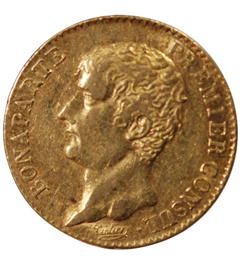 BONAPARTE 1er CONSUL﻿ - 20 FRANCS OR AN 12 A PARIS﻿