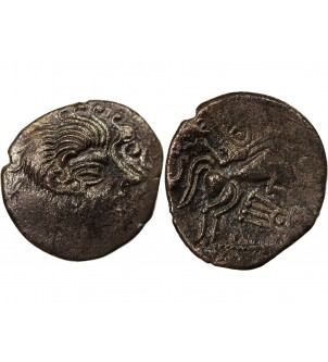 CORIOSOLITES - STATERE BILLON "Nez Pointu"﻿ 2