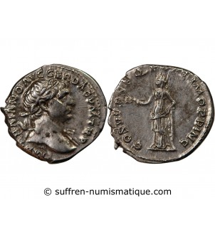 TRAJAN - DENIER ARGENT 109 ROME