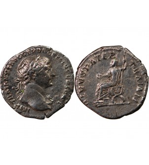 TRAJAN - DENIER ARGENT 115 ROME 2