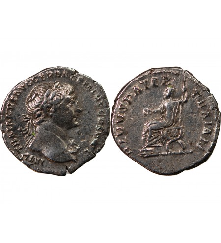 TRAJAN - DENIER ARGENT 115 ROME