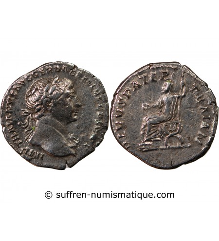TRAJAN - DENIER ARGENT 115 ROME