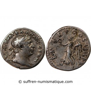 TRAJAN - DENIER ARGENT 102 ROME