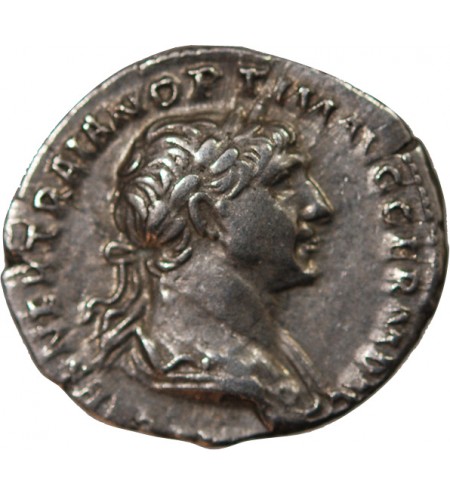TRAJAN - DENIER ARGENT 117 ROME