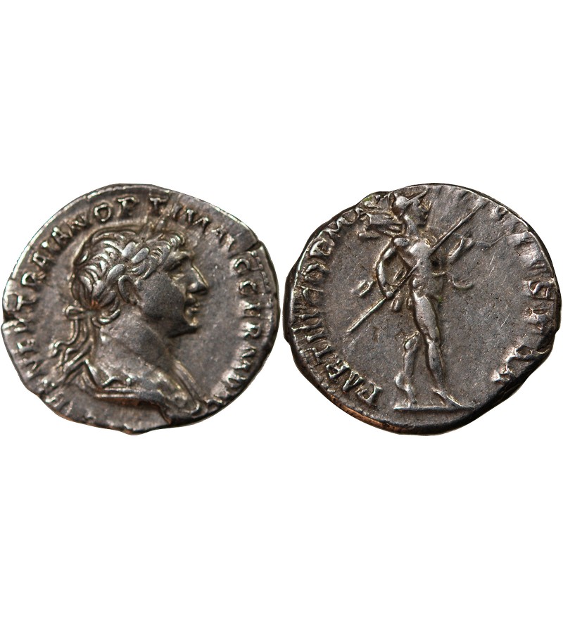 TRAJAN - DENIER ARGENT 117 ROME