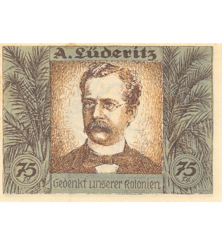 ALLEMAGNE, HAMBURG, BERLIN BREMEN - 75 PFENNIG 1921