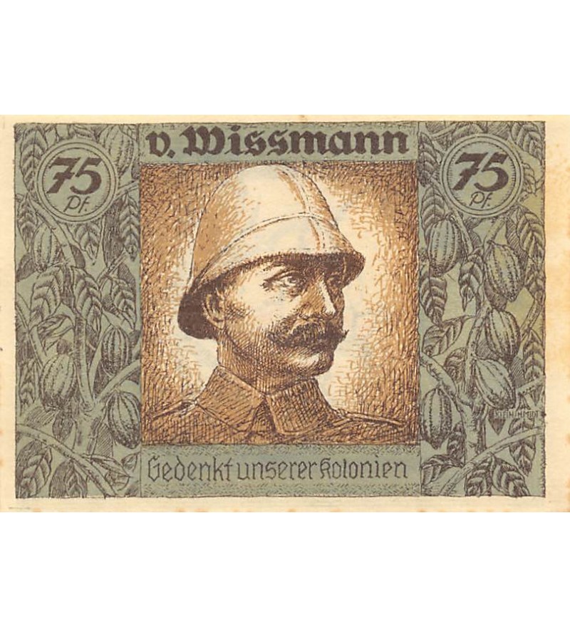 ALLEMAGNE, HAMBURG, BERLIN BREMEN - 75 PFENNIG 1921