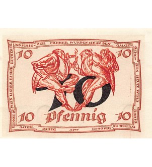 ALLEMAGNE, ARNSTADT - 10 PFENNIG 1921