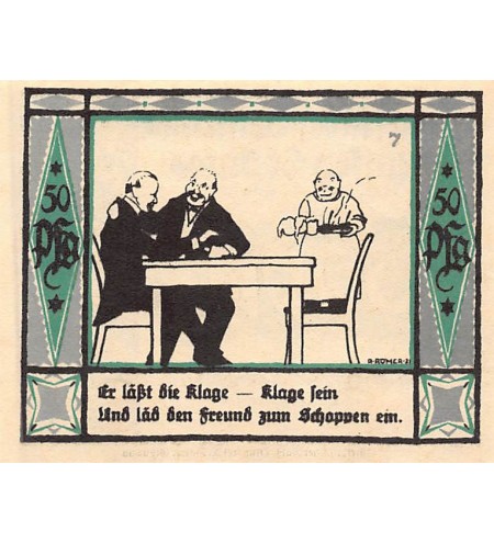 ALLEMAGNE, MüLSEN St. JACOB - 50 PFENNIG 1921
