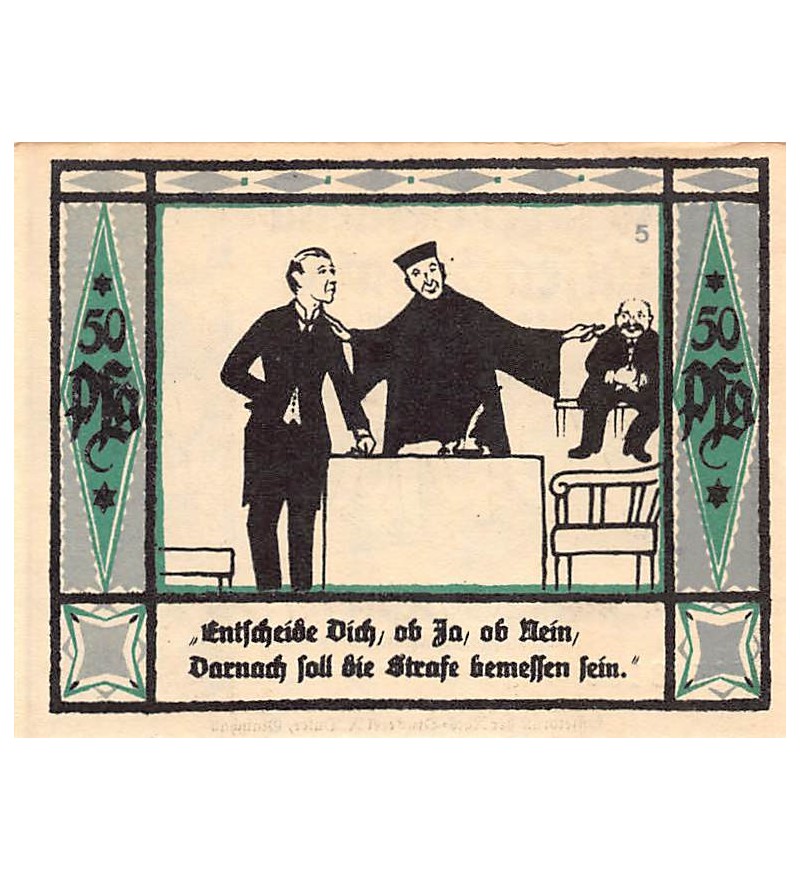 ALLEMAGNE, MüLSEN St. JACOB - 50 PFENNIG 1921