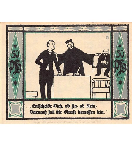 ALLEMAGNE, MüLSEN St. JACOB - 50 PFENNIG 1921