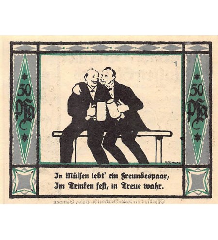 ALLEMAGNE, MüLSEN St. JACOB - 50 PFENNIG 1921