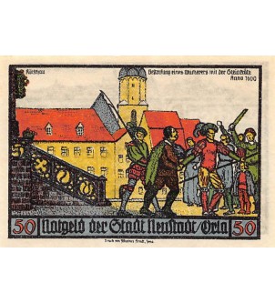 ALLEMAGNE, NEUSTADT - 50 PFENNIG 1921
