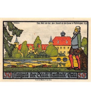 ALLEMAGNE, NEUSTADT - 50 PFENNIG 1921