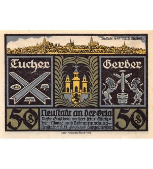 ALLEMAGNE, NEUSTADT - 50 PFENNIG 1921 2