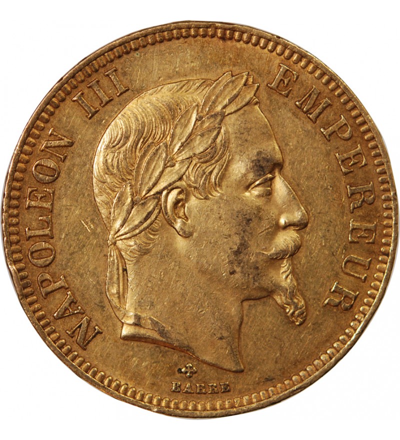 NAPOLEON III - ﻿100 FRANCS OR 1862 BB STRASBOURG