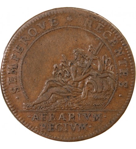 TRÉSOR ROYAL, LOUIS XIV - JETON CUIVRE