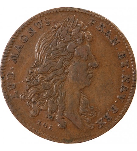 TRÉSOR ROYAL, LOUIS XIV - JETON CUIVRE
