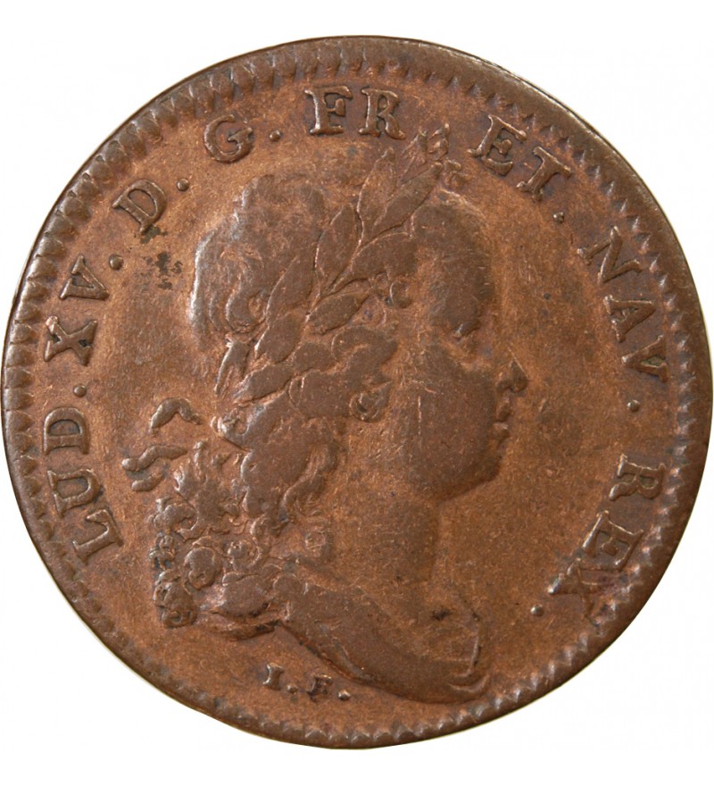 GALÈRES ROYALES, LOUIS XV – JETON CUIVRE 1717