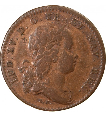 GALÈRES ROYALES, LOUIS XV – JETON CUIVRE 1717