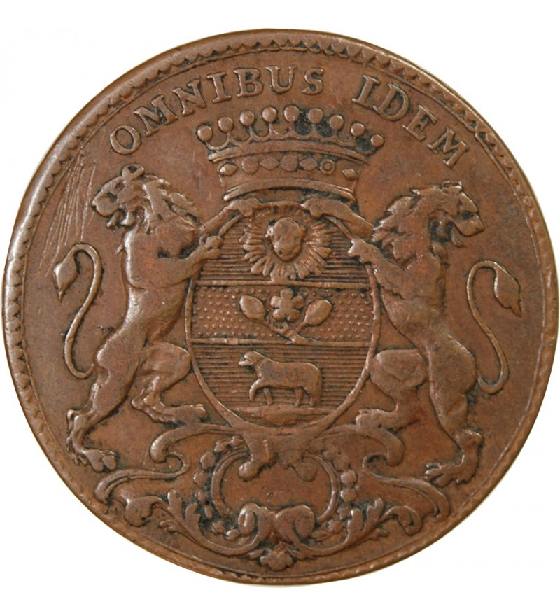 MAIRE DE DIJON, NICOLAS-CLAUDE ROUSSELOT – JETON CUIVRE 1766