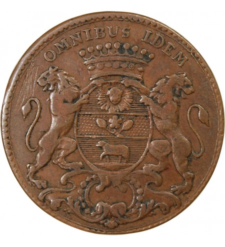 MAIRE DE DIJON, NICOLAS-CLAUDE ROUSSELOT – JETON CUIVRE 1766