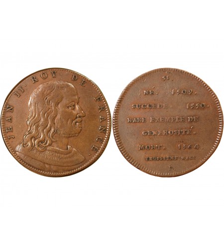 REGNE DE JEAN II LE BON – JETON CUIVRE