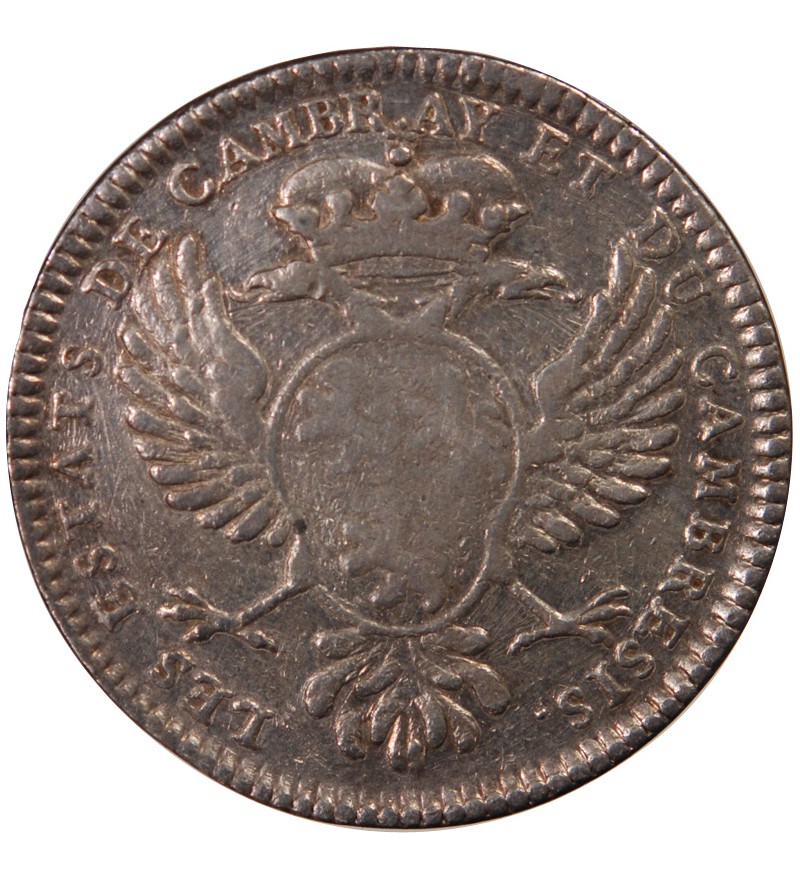 ETATS DE CAMBRAI, LOUIS XV – JETON ARGENT émission de 1747