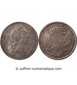 ETATS DE CAMBRAI, LOUIS XV – JETON ARGENT émission de 1747
