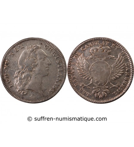 ETATS DE CAMBRAI, LOUIS XV – JETON ARGENT émission de 1747