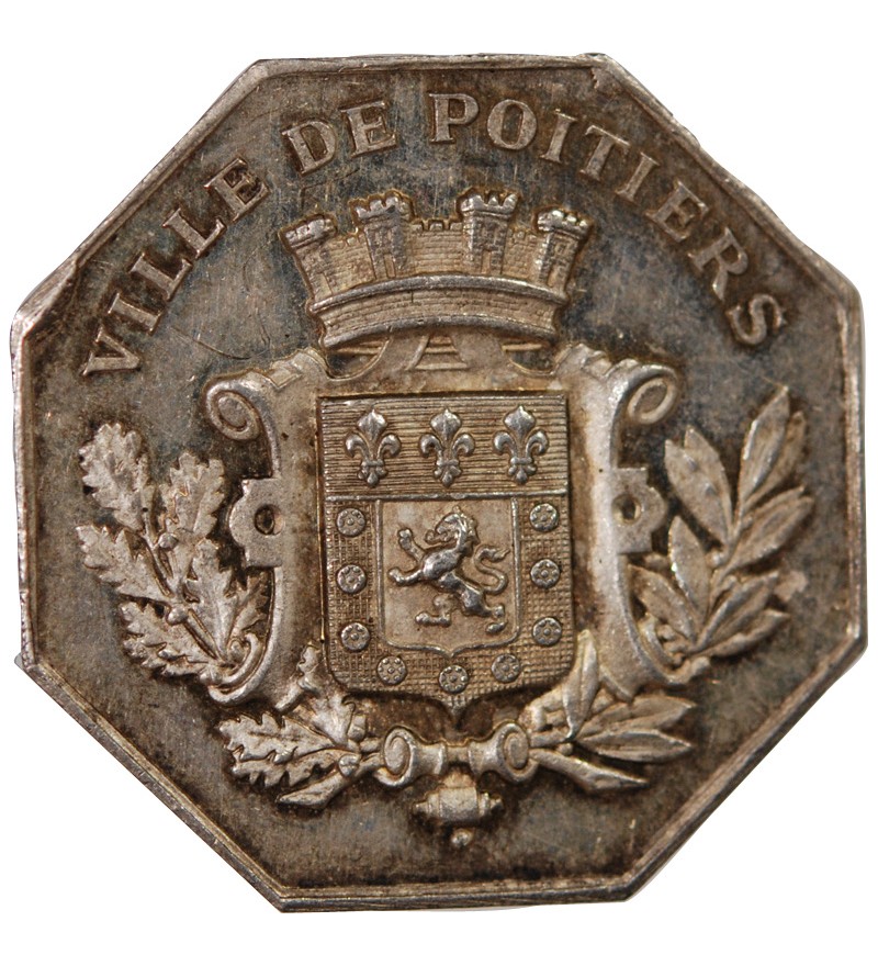 CAISSE D'EPARGNE, VILLE DE POITIERS - JETON ARGENT