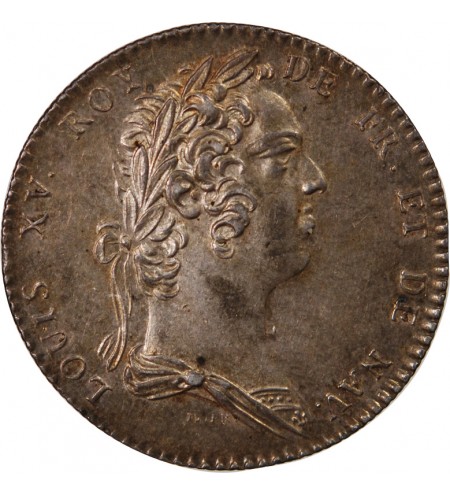 ACADEMIE FRANCAISE, LOUIS XV – JETON ARGENT émission de 1732